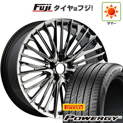 【新品国産車用5穴114.3】 夏タイヤ ホイール4本セット 225/45R19 ピレリ パワジー WALD ヴァルド ジェニュインライン F-001 7.5J 19インチ(送料無料)