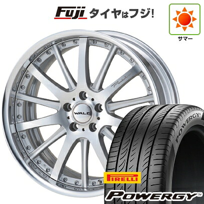 【新品国産車用5穴114.3】 夏タイヤ ホイール4本セット 245/35R20 ピレリ パワジー WALD ヴァルド ポルトフィーノ 2P P12-C 8.5J 20インチ(送料無料)|フジ スペシャルセレクション