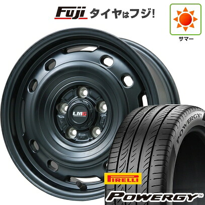 【新品】シエンタ 2015-22 夏タイヤ ホイール4本セット 185/60R15 ピレリ パワジー レアマイスター LMG OFF-STYLE 2 (マットブラック) 6J 15インチ(送料無料)