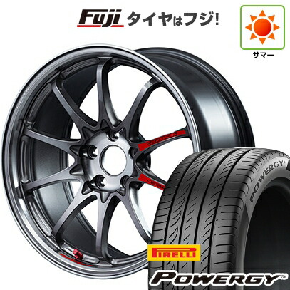 【新品国産車用5穴114.3】 夏タイヤ ホイール4本セット 225/40R18 ピレリ パワジー RAYS レイズ ボルクレーシング CE28N-plus SL 9J 18インチ(送料無料)