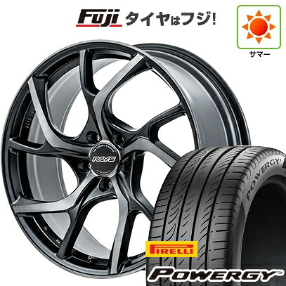 【新品国産車用5穴114.3】 夏タイヤ ホイール4本セット 245/35R20 ピレリ パワジー RAYS レイズ VMF C-01 PREMIUM 9J 20インチ(送料無料)|フジ スペシャルセレクション