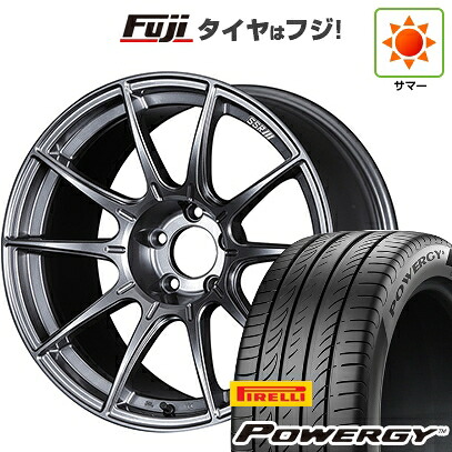 【新品国産車用5穴114.3】 夏タイヤ ホイール4本セット 225/40R18 ピレリ パワジー SSR GT GTX01 8J 18インチ(送料無料)|フジ スペシャルセレクション