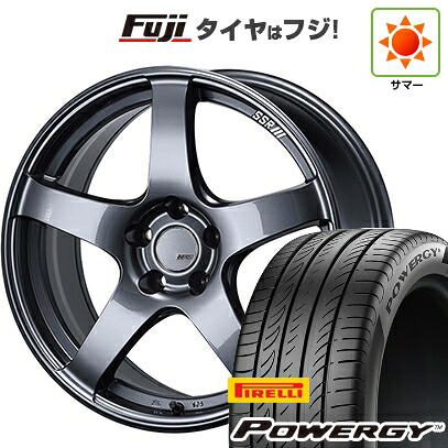 【新品国産車用5穴114.3】 夏タイヤ ホイール4本セット 235/50R18 ピレリ パワジー SSR GT GTV01 グラファイトガンメタ【限定】 8.5J 18インチ(送料無料)