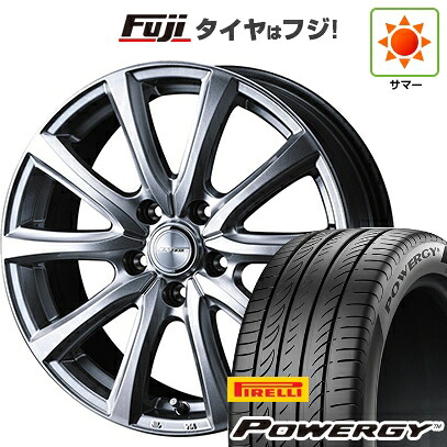 【新品国産車用5穴114.3】 夏タイヤ ホイール4本セット 225/55R18 ピレリ パワジー WEDS ウェッズ ジョーカー スマッシュ 8J 18インチ(送料無料)|フジ スペシャルセレクション