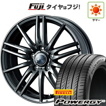【新品国産車用5穴114.3】 夏タイヤ ホイール4本セット 215/50R18 ピレリ パワジー WEDS ウェッズ ザミック ティート 7.5J 18インチ(送料無料)