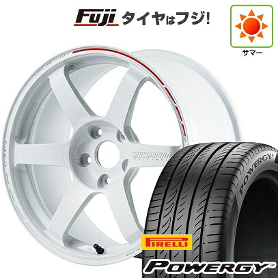 【新品国産車用5穴114.3】 夏タイヤ ホイール4本セット 225/40R18 ピレリ パワジー RAYS レイズ ボルクレーシング TE37 サーガ S+ TIME ATTACK 限定 8J 18インチ(送料無料)|フジ スペシャルセレクション