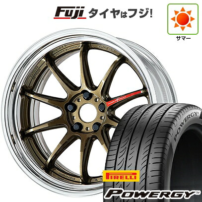【新品国産車用5穴100】 夏タイヤ ホイール4本セット 225/40R19 ピレリ パワジー WORK ワーク エモーション ZR10 2P ステップリム 8J 19インチ(送料無料)|フジ スペシャルセレクション