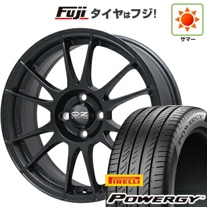 【新品国産車用5穴100】 夏タイヤ ホイール4本セット 205/55R16 ピレリ パワジー OZ ウルトラレッジェーラ 7J 16インチ(送料無料)