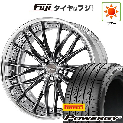 【新品国産車用5穴114.3】 夏タイヤ ホイール4本セット 235/55R19 ピレリ パワジー WORK ワーク シュヴァート ブルネン 7.5J 19インチ(送料無料)｜フジ スペシャルセレクション