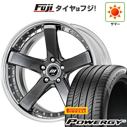 【新品国産車用5穴114.3】 夏タイヤ ホイール4本セット 235/55R19 ピレリ パワジー WORK ワーク バックレーベルジースト BST-2 7.5J 19インチ(送料無料)