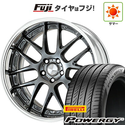 【新品国産車用5穴100】 夏タイヤ ホイール4本セット 225/40R19 ピレリ パワジー WORK ワーク ランベック LM7 7.5J 19インチ(送料無料)