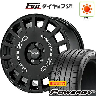 【新品国産車用5穴114.3】 夏タイヤ ホイール4本セット 215/45R18 ピレリ パワジー OZ ラリーレーシング 8J 18インチ(送料無料)