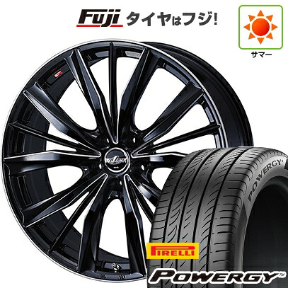 【新品国産車用5穴114.3】 夏タイヤ ホイール4本セット 245/35R19 ピレリ パワジー WEDS ウェッズ レオニス VX2 8J 19インチ(送料無料) 112,300円