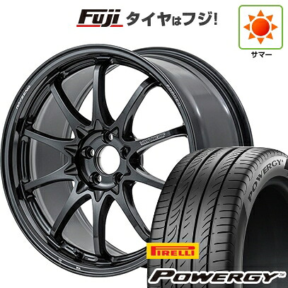 【新品国産車用5穴114.3】 夏タイヤ ホイール4本セット 245/45R19 ピレリ パワジー RAYS レイズ ボルクレーシング CE28N-plus 8J 19インチ(送料無料)｜フジ スペシャルセレクション