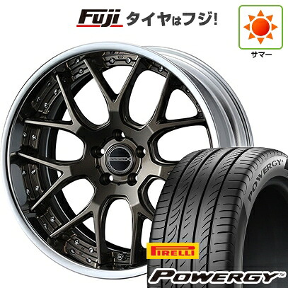 【新品国産車用5穴114.3】 夏タイヤ ホイール4本セット 225/40R18 ピレリ パワジー WEDS ウェッズ マーベリック 1307M 8J 18インチ(送料無料)