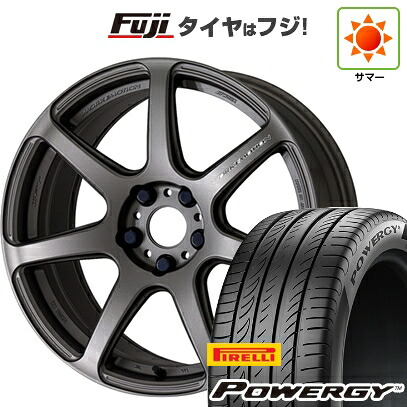 【新品国産車用5穴100】 夏タイヤ ホイール4本セット 215/45R17 ピレリ パワジー WORK ワーク エモーション T7R【限定】 7J 17インチ(送料無料)