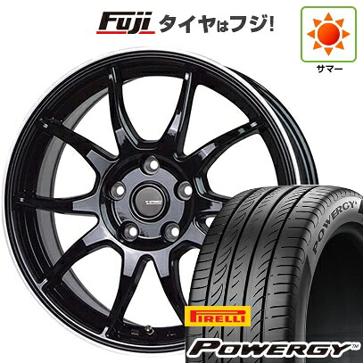 【新品国産車用5穴100】 夏タイヤ ホイール4本セット 215/45R17 ピレリ パワジー ホットスタッフ ジースピード P-06【限定】 7J 17インチ(送料無料)