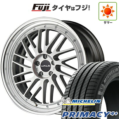 【新品国産車用5穴114.3】 夏タイヤ ホイール4本セット 245/40R21 ミシュラン プライマシー4+ WALD ヴァルド トスカ 2P T22-C 8.5J 21インチ(送料無料)