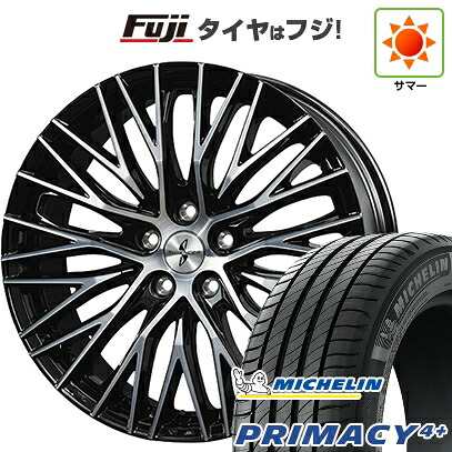 【新品国産車用5穴114.3】 夏タイヤ ホイール4本セット 245/40R21 ミシュラン プライマシー4+ ブリヂストン サヴェンサー LX-M15 8.5J 21インチ(送料無料)｜フジ スペシャルセレクション