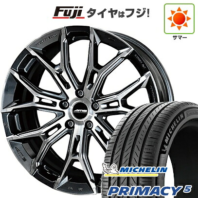 【新品国産車用5穴114.3】 夏タイヤ ホイール4本セット 245/45R20 ミシュラン プライマシー5 共豊 ガレルナ フィヌラ 8.5J 20インチ(送料無料)