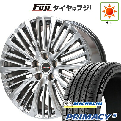 【新品】40系アルファード/ヴェルファイア用 夏タイヤ ホイール4本セット 245/45R20 ミシュラン プライマシー5 プレミックス MER-X(平座ナット) 8.5J 20インチ(送料無料)