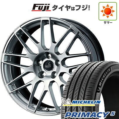 【新品国産車用5穴114.3】 夏タイヤ ホイール4本セット 245/40R21 ミシュラン プライマシー5 WEDS ウェッズ デルモア LC.S レクサス・トヨタ車専用 8J 21インチ(送料無料)｜フジ スペシャルセレクション 217,150円