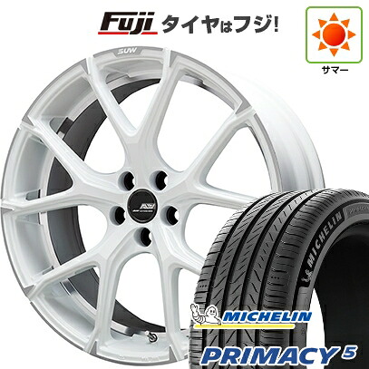 【新品国産車用5穴114.3】 夏タイヤ ホイール4本セット 245/45R20 ミシュラン プライマシー5 クライメイト SUW アリアLM-r 8.5J 20インチ(送料無料)