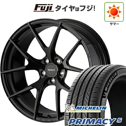 【新品国産車用5穴114.3】 夏タイヤ ホイール4本セット 245/45R20 ミシュラン プライマシー5 TOMS トムス(トヨタ車専用) TWF03 8.5J 20インチ(送料無料)｜フジ スペシャルセレクション 278,235円