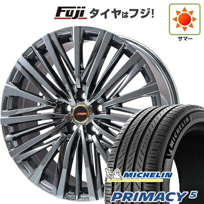 【新品】40系アルファード/ヴェルファイア用 夏タイヤ ホイール4本セット 245/45R20 ミシュラン プライマシー5 プレミックス MER-V SBC(平座ナット) 8.5J 20インチ(送料無料)