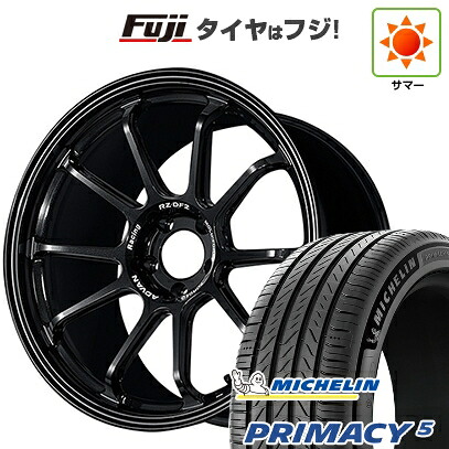 【新品国産車用5穴114.3】 夏タイヤ ホイール4本セット 245/40R21 ミシュラン プライマシー5 ヨコハマ アドバンレーシング RZ-DF2 8.5J 21インチ(送料無料)