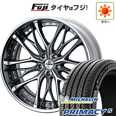 【新品】40系アルファード/ヴェルファイア用 夏タイヤ ホイール4本セット 245/40R21 ミシュラン プライマシー5 WEDS ウェッズ クレンツェ ウィーバル 8.5J 21インチ(送料無料)|フジ スペシャルセレクション