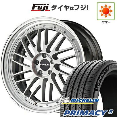 【新品国産車用5穴114.3】 夏タイヤ ホイール4本セット 245/40R21 ミシュラン プライマシー5 WALD ヴァルド トスカ 2P T22-C 8.5J 21インチ(送料無料)|フジ スペシャルセレクション