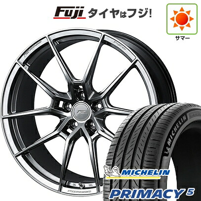 【新品国産車用5穴114.3】 夏タイヤ ホイール4本セット 245/40R21 ミシュラン プライマシー5 WEDS ウェッズ F-ZERO FZ-6 9J 21インチ(送料無料)｜フジ スペシャルセレクション