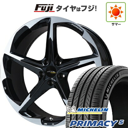 【新品】40系アルファード/ヴェルファイア用 夏タイヤ ホイール4本セット 245/40R21 ミシュラン プライマシー5 ACE AAF ブリエ FORGED ブラックポリッシュ(平座) 8.5J 21インチ(送料無料)