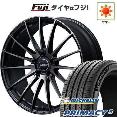 【新品国産車用5穴114.3】 夏タイヤ ホイール4本セット 245/40R21 ミシュラン プライマシー5 RAYS レイズ VMF L-01 PREMIUM 9J 21インチ(送料無料)｜フジ スペシャルセレクション