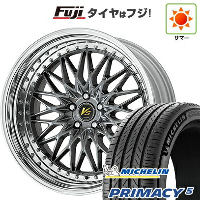 【新品国産車用5穴114.3】 夏タイヤ ホイール4本セット 245/40R21 ミシュラン プライマシー5 WORK ワーク VS VS-XV 8.5J 21インチ(送料無料)