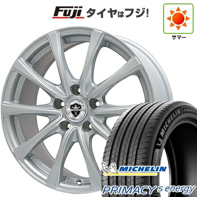 【新品】ライズ/ロッキー（ハイブリッド） 夏タイヤ ホイール4本セット 195/60R17 ミシュラン プライマシー5 エナジー エルベ エステローザ FSV シルバー 7J 17インチ(送料無料)