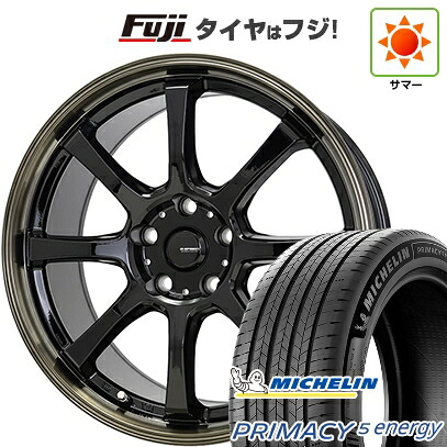 【新品】ライズ/ロッキー（ハイブリッド） 夏タイヤ ホイール4本セット 195/60R17 ミシュラン プライマシー5 エナジー ホットスタッフ ジースピード P-08 7J 17インチ(送料無料)｜フジ スペシャルセレクション