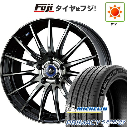【新品】ライズ/ロッキー（ハイブリッド） 夏タイヤ ホイール4本セット 195/60R17 ミシュラン プライマシー5 エナジー WEDS ウェッズ レオニス NAVIA 05 7J 17インチ(送料無料)｜フジ スペシャルセレクション