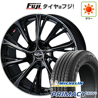 【新品】40系アルファード/ヴェルファイア用 夏タイヤ ホイール4本セット 225/55R19 103 H XL DT ミシュラン プライマシーSUV+ WEDS ウェッズ レオニス JG BK/SCマシニング トヨタ・レクサス車専用 7J 19インチ(送料無料) 128,300円
