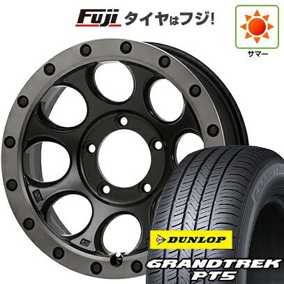 【新品】ジムニーシエラ/ジムニーノマド 夏タイヤ ホイール4本セット 215/70R16 ダンロップ グラントレック PT5 MLJ エクストリームJ XJ03 6J 16インチ(送料無料)
