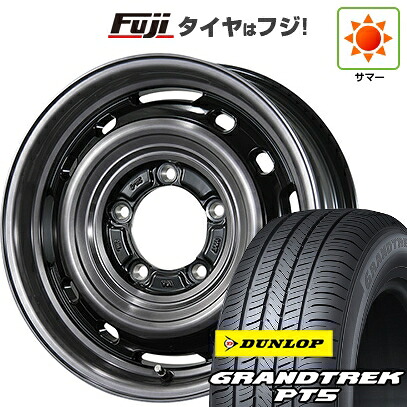 【新品】ジムニーシエラ/ジムニーノマド 夏タイヤ ホイール4本セット 215/70R16 ダンロップ グラントレック PT5 トピー ランドフット XFG 数量限定 6J 16インチ(送料無料)