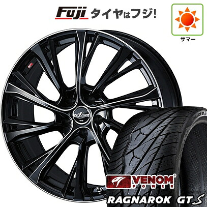 【新品国産車用5穴114.3】 夏タイヤ ホイール4本セット 235/35R20 ヴェノムパワー ラグナロクGTS BSW(限定) WEDS ウェッズ レオニス JG BK/SCマシニング 8.5J 20インチ(送料無料)