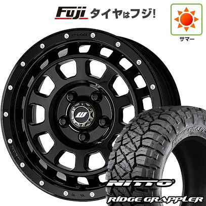 【パンク保証付き】【新品】デリカD5 夏タイヤ ホイール4本セット 245/70R16 ニットー リッジグラップラー WORK ワーク クラッグ ティーグラビック MC+ 7J 16インチ(送料無料)