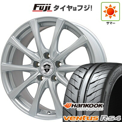 【新品国産車用5穴100】 夏タイヤ ホイール4本セット 215/45R17 ハンコック ヴェンタス R-S4 Z232 エルベ エステローザ FSV シルバー 7J 17インチ(送料無料)