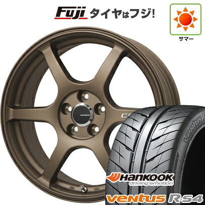 【新品国産車用5穴100】 夏タイヤ ホイール4本セット 215/45R17 ハンコック ヴェンタス R-S4 Z232 レアマイスター CS-V6(ブロンズ) 7J 17インチ(送料無料)|フジ スペシャルセレクション