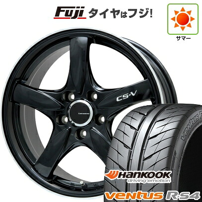 【新品国産車用5穴114.3】 夏タイヤ ホイール4本セット 205/55R16 ハンコック ヴェンタス R-S4 Z232 レアマイスター CS-V(グロスブラック/リムポリッシュ) 7J 16インチ(送料無料)