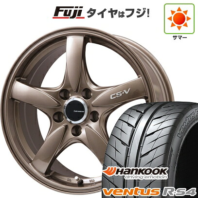 【新品国産車用5穴100】 夏タイヤ ホイール4本セット 215/45R17 ハンコック ヴェンタス R-S4 Z232 レアマイスター CS-V(ブロンズ) 7.5J 17インチ(送料無料)