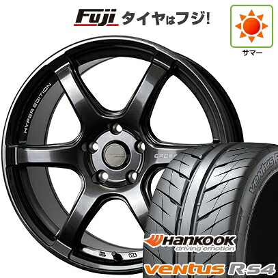 【新品国産車用5穴100】 夏タイヤ ホイール4本セット 215/45R17 ハンコック ヴェンタス R-S4 Z232 ホットスタッフ クロススピード ハイパーエディションRS6 for GR86/BRZ 7.5J 17インチ(送料無料)｜フジ スペシャルセレクション