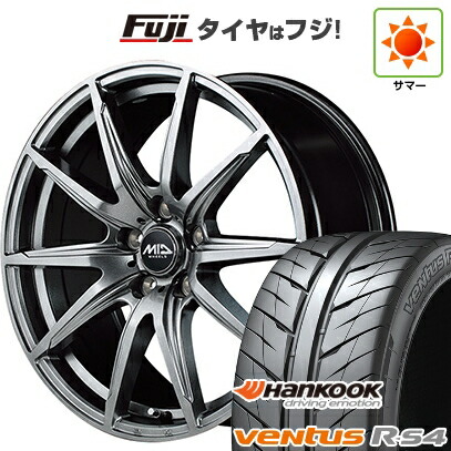 【新品国産車用5穴100】 夏タイヤ ホイール4本セット 215/45R17 ハンコック ヴェンタス R-S4 Z232 MID WHEELS SLS 7J 17インチ(送料無料)